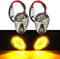 2 PCS Amber LED Turn Signal Indicator Light Lamp Flush Mount For Yamaha YZF R1 R3 R6 R6S FZ6 FZ1 FZ Fazer FZ6R FZ07 FZ8 FZ09 TMAX MT-07 MT-09 Smok...