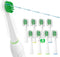 Replacement Toothbrush Heads for Waterpik Sonic Fusion (SF-01 / SF-02 / SF-03 / SF-04), Compact, with Covers, 8 Count, White...