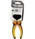 Tolsen Industrial 6" 160mm Bent Snip Needle Nose Pliers Wire Cutter...