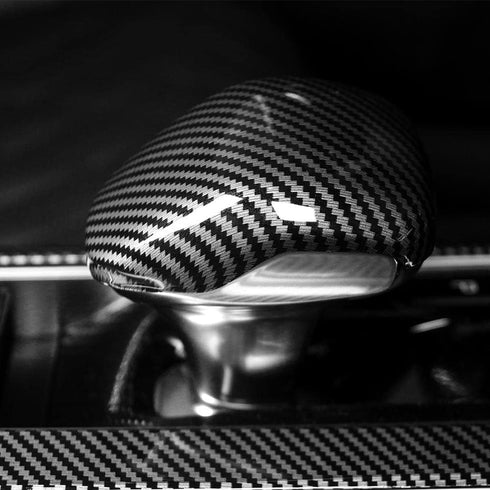 YOUTOOOCAR Carbon Fiber Pattern Gear Cover ABS Auto Shift Gear Cover Car Knob Gear Protector Compatible with Kia Stinger 2017-2024 Accessories...
