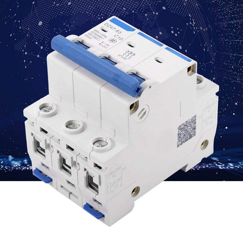 YWBL-WH 3 Pole Miniature Circuit Breaker Safety Breaker DZ47-63 AC 400V 6/10/16/20A(10A), Breaker...