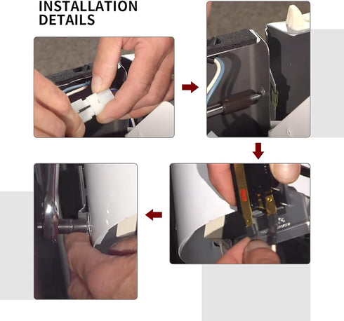 Upgraded 338906 Gas Dryer Flame Sensor Fits for Whirlpool Ken-more Roper Dryer Replaces WP338906 AP6008294 PS11741429 DC32-00008A Y303377 3-3377 14205529 by Sikawai