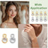 SUPERFINDINGS 80Pcs 2 Colors Bulk Cubic Zirconia Charms Brass Flat Round Pendants Rhinestone Crystal Platium Charms Golden Earring Bracelet Neckla...
