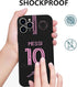 ZERMU for iPhone 14 Plus Case, Lione%l Mess%i Super Soccer Star Miam-i #10 Case Full Protection Soft Silicone TPU Shock Absorption Bumper Cover Ph...