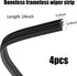 4 PCS Windshield Wiper Blade, 24 Inches Universal Car Wiper Blade, Silicone Frameless Windshield Wiper Blade Refills for Most Cars Buses Vans Truc...