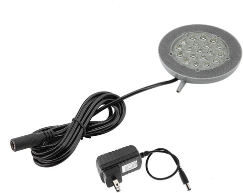 LED Aquarium Air, Light Control Changing Lamp Fish fish tank bubbler Bubble Stone Tank Decoration US Plug 100 240V...