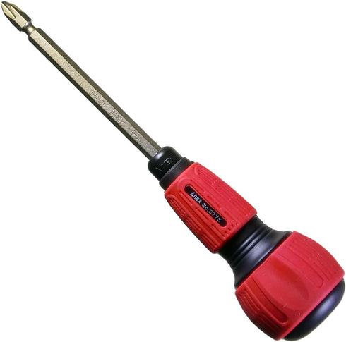 ANEX No. 3775 Screwdriver Replaceable Power Grip with Bit...