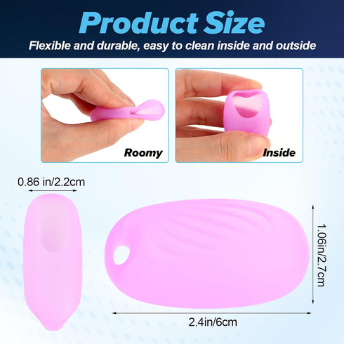 6 Pcs Toothbrush Covers, Silicone Toothbrush Case Covers Portable Toothbrush Pod Caps Case Protector Brush Pod for Household Travel Camping Bathro...