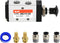 Pneumatic Lever Operated Manual Switch Valve 1/4"NPT Solenoid Valve Manual Control Push&Pull… (5Way2Postion)...