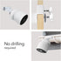 Wasserstein Weatherproof Gutter Mount Compatible with Google Nest Cam (Battery) (White) - Flexible Mounting for Nest Cam...