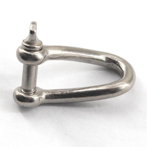 M4 Screw Pin Twist Shackle Anchor Shackle Stainless Steel 304 D Ring Shackle for Material Handling,Rigging Accessories,Connecting Chains and Ropes...