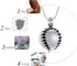 Stainless Steel 20mm Baseball Memorial Urn Jewelry Pendant Hold Cremation keepsake necklace for ashes...