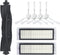 LICHIFIT Sweeping Robot Roller Brush Side Brush HEPA Filter Cleaning Cloth Rags Combs for 360 S5 S7 Vacuum Cleaner Replacement Accessories...