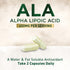 Alpha Lipoic Acid 600mg Plus - Pure ALA Supplement Non-GMO & Gluten Free, Supports Cellular Energy & Antioxidant Health, Extra Strength Lipoic Aci...