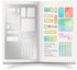 Bookmark Metal Journal Stencil 4X7" Stainless Steel Painting Stencils Kit Metal Frame Drawing Stencil Templates for DIY Engraving Painting Scrapbo...