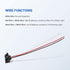 Oyviny 10PCS 3 Prong Pigtail Harness Connector, Right Angle 3 Wire Plug 20AWG for Truck Stop Turn Tail Brake Backup Trailer Light, Fit for Sealed ...