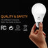 Light Bulbs 60 Watt Equivalent Solt White 2700K, E26 A19 LED Light Bulb 9W 800 Lumen, Focos LED para Casa, 120V 60HZ Lightbulbs for Indoor Outdoor...
