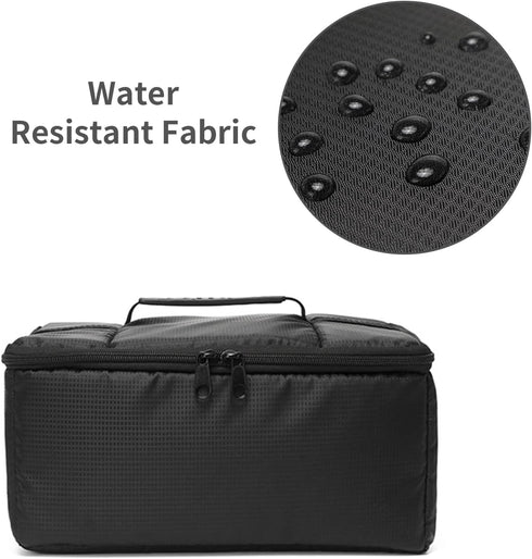 Camera Insert Bag Camera Case, Water Resistant Camera Bag Insert Portable Inner Bag, Shockproof DSLR SLR Camera Padded Storage Bag, Camera Case In...