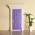 iLAND Dollhouse Door on 1:12 Scale, Miniature Door w/Handle & Knocker (Neoclassical Mini Door)...