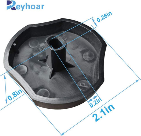 (2 Pack) 74009592 WPL74009592 WP74009592 L74009592 B0034IT8G2 Cooktop Knob Replacement Part for Jenn-Air & Whirlpool - Replaces 74009592, 1032643, 71003477, AH2087006, EA2087006, PS2087006