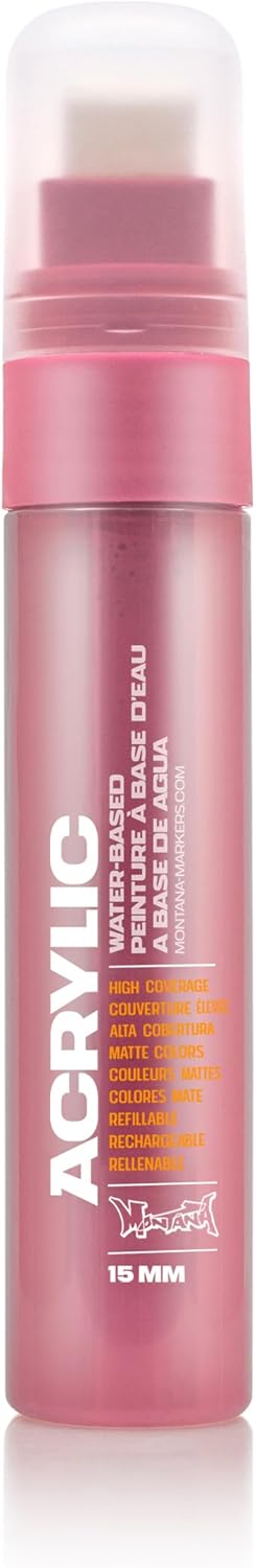 Montana Cans 15mm Acrylic Paint Marker, Shock Pink Lite...