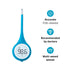 Kinsa Smart,Fever, Digital Medical Baby, Kid and Adult Termometro - Accurate, Fast, FDA Cleared Thermometer for Oral, Armpit or Rectal Temperature...