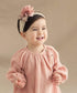 Denifery Baby Girls Cute Headband Elastic Lace Hair Band Pink Flower Headband Hair Accessories...