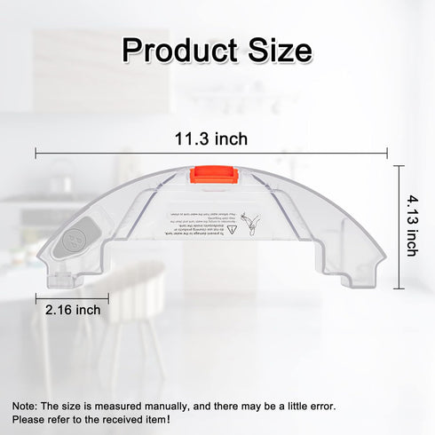 Replacement Water Tank Box for Roborock S5 MAX S50 MAX S55 MAX S6 T7/T7 PRO T8 Spare Robot Vacuum Cleaner Parts...