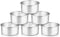 TeamFar 4 Inch Cake Pan, 6 Pcs Layer Baking Round Cake Pans Set Stainless Steel, For Baking Steaming Serving, Healthy & Sturdy, Mirror Finish & Di...