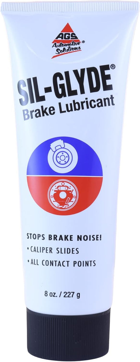 AGS Automotive Solutions SIL-Glyde Brake Lubricant – 8 oz Tube, Heat Resistant, Rust & Corrosion Protection, Moisture-Proof Brake Grease...