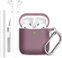 Lerobo Airpods Case Cover, with Cleaner Kit & Magnetic Airpod Strap Anti-Lost Cord Sports Lanyard,Soft Slicone Cover Compatible with Apple AirPods...