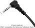 2.5mm Earpiece D Shape Headset with PTT Mic for Motorola Talkabout Radio T100 T200 T200TP T260 T260TP T265 T380 T400 T460 T600 T605 T605 T800 MH23...