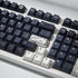 4pcs Keycaps, White Topographic Keycaps PBT Keycap Cherry Profile Dye-Sublimation Space Bar 6.25U ESC Enter Custom Keycap Set for Mechanical Keybo...