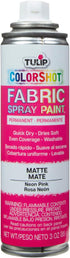 Tulip ColorShot Instant Spray Fabric Color 3oz. Neon Pink...