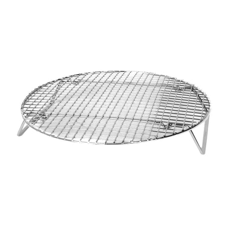 Excellante Nickel Plated Round Cooling/ Steamer Rack, 10-1/2-Inch...