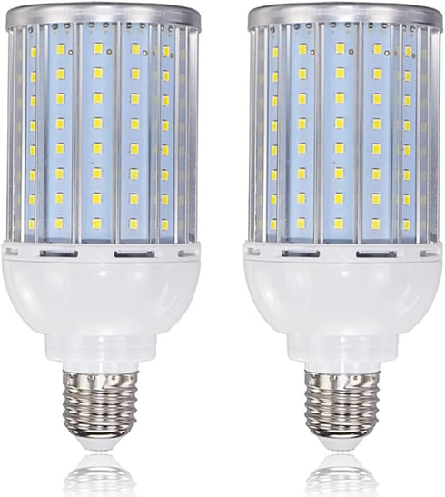 30W E27 LED Corn Light Bulbs(2 Pack)- 144 LEDs 2835 SMD 2700 LM COB Light Lamp Ultra Bright Daylight White 6000K LED Bulb 240 Watt Equivalent for ...