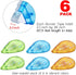 6 Pack Double Sided Tape Roller, Scrapbooking Tape, Permanent Adhesive Tape Dispenser Runner for Crafts and Arts Projects, Photo-Safe, 0.3-inch by...