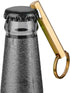 2PCS Solid Brass Keychain Beer Bottle Opener with Brass Key Rings Handcrafted in Brass Copper,?KPQ-502L?, small, Gold...