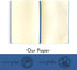 Portage Blank Hardcover Aesthetic Notebook Writing Journal – Bleed-Proof Paper Notepad for Journaling, High GSM, A5 Notebook, Cream Pages - Navy B...
