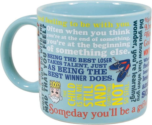 The Unemployed Philosophers Guild Mister Rogers Heat Changing Color Transforming Mug - Hot Coffee Changes Mr Rogers' Outfit, Comes in a Fun Box, 1...