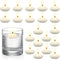 Nuanchu 20 Pcs Floating Candles Centerpieces for Wedding 1.5 Inch Small Unscented Floating Candles Decoration for Wedding Party Thanksgiving Hallo...