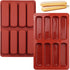 2 PCS Finger Biscuit Silicone Mould, 8 Cavities Cereal Bars Baking Mould, Non-stick Chocolate Bar Mold, for Cnady, Eclair, Bread, Muffin, Soap, Re...