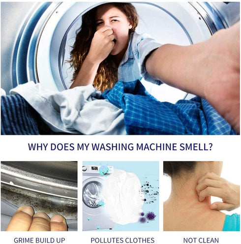 NATRUTH Washing Machine Cleaner Descaler 30 Pack Deep Cleaning Washer cleaner Tablets For HE Front Loader & Top Load Washer...