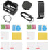 Black Silicone Protective Case for Go Pro Hero 12/Hero 11/Hero 10/Hero 9 Black,Battery Side Cover&Screen Protectors& Lens Caps&Lanyard for Go Pro ...