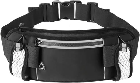 Fanny Pack for Women and Men Waist Bags with Water Bottle Holder Running Waist Bag Large Pouch & Adjustable Strap for Gym Jogging Cycling Rravelin...