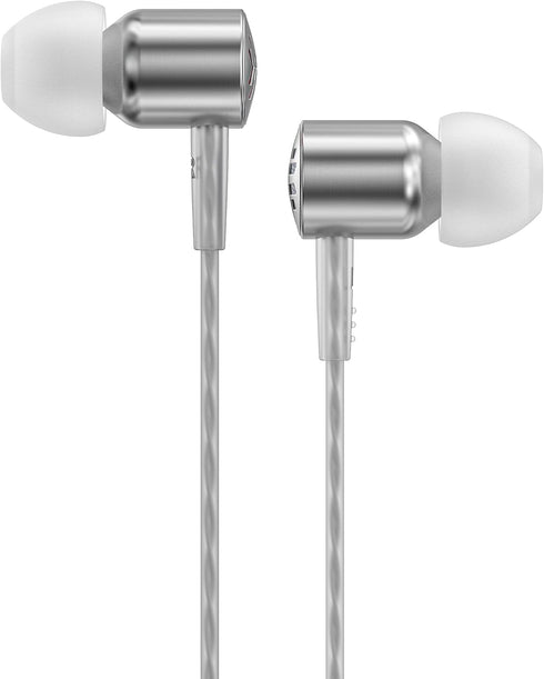 FiiO JadeAudio Headphone Earbuds Wired High Resolution Strong Bass Lossless 1DD for PC/Smartphones/Laptop with Mic JD3 (Silver)......
