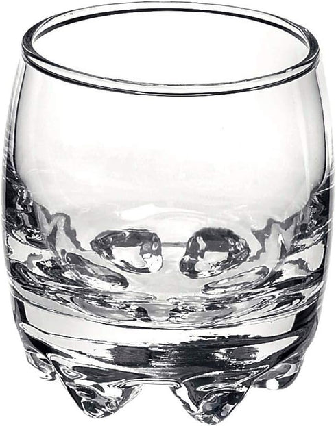 Bormioli Rocco Galassia Shot Glasses – Gift Set Of 6 Drinking Shot Cups With Elegant Curved Shape, Heavy Sham & Interlocking Feet – Short Shooter ...