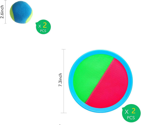 Toss and Catch Ball Game Outdoor Toys for Kids,Sticky Ball Catch Game for Kids Or Family? Outside Camping Games for 8 9 10 Year Old Boys Girls Gif...