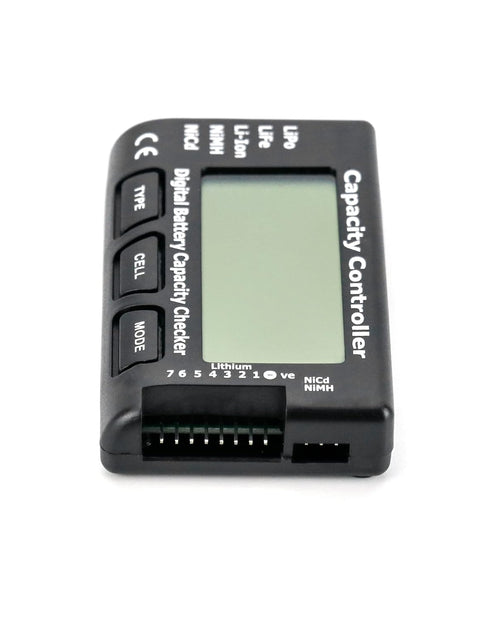 QWORK RC Cellmeter 7 Digital Battery Capacity Checker, Controller Tester Voltage Tester Battery Capacity Checker for LiPo Life Li-ion NiMH Nicd Ba...