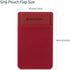 Sinjimoru Secure Card Holder for Back of Phone, Stretchy Fabric Cell Phone Wallet Stick On Credit Card Case for iPhone & Android. Sinji Pouch Flap...